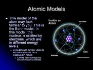 Atomic Models
