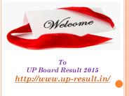 UP Exam 2015 Results