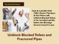 Unblock Blocked Toilets and Fractured Pipes Repairs PowerPoint PPT Presentation