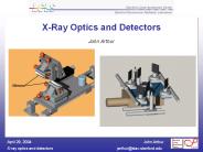 X-Ray Optics and Detectors