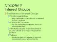Chapter 9 Interest Groups PowerPoint PPT Presentation