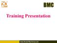 Training Presentation PowerPoint PPT Presentation