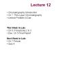 Chromatography Introduction PowerPoint PPT Presentation
