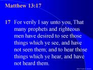 Matthew 13:17
