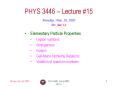 PHYS 3446, Spring 2005 PowerPoint PPT Presentation