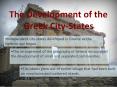 The Development of the Greek City-States PowerPoint PPT Presentation
