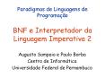 Paradigmas de Linguagens de Programa PowerPoint PPT Presentation