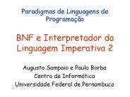 Paradigmas de Linguagens de Programa