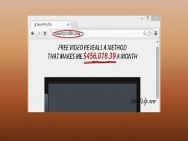 Remove smartprofits.org pop-up: how to eradicate it