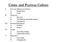 Crime and Postwar Culture PowerPoint PPT Presentation