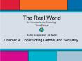 Chapter 9: Constructing Gender and Sexuality PowerPoint PPT Presentation