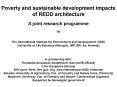 Poverty and sustainable development impacts of REDD architecture PowerPoint PPT Presentation