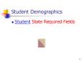 Student Demographics PowerPoint PPT Presentation