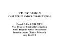 STUDY DESIGN CASE SERIES AND CROSS-SECTIONAL PowerPoint PPT Presentation