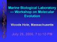 Marine Biological Laboratory  PowerPoint PPT Presentation