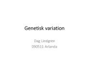 Genetisk variation