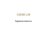 CSE182-L18