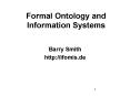 Formal Ontology and Information Systems PowerPoint PPT Presentation