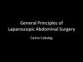 General Principles of Laparoscopic Abdominal Surgery PowerPoint PPT Presentation