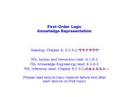 First-Order Logic Knowledge Representation