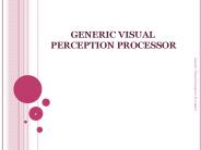 GENERIC VISUAL PERCEPTION PROCESSOR