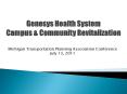 Genesys Health System Campus PowerPoint PPT Presentation