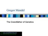 Gregor Mendel