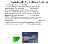 Sustainable Agricultural Systems PowerPoint PPT Presentation