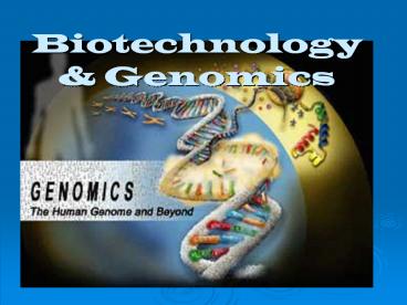 Biotechnology