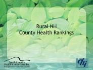 Rural NH County Health Rankings
