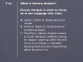 E.Q.:     What is Literary Analysis?                   Literary Analysis is what we focus          on in our Language Arts Class.           A. Literary refers to literature/books/   novels PowerPoint PPT Presentation
