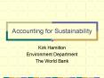 Accounting for Sustainability PowerPoint PPT Presentation