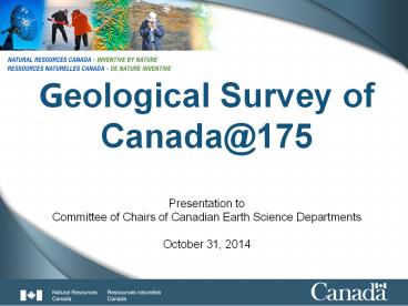 Geological Survey of Canada@175