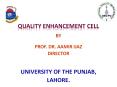 QUALITY ENHANCEMENT CELL PowerPoint PPT Presentation