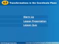 Transformations in the Coordinate Plane PowerPoint PPT Presentation