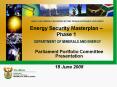 Energy Security Masterplan  PowerPoint PPT Presentation