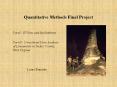 Quantitative Methods Final Project PowerPoint PPT Presentation