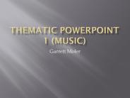 Thematic PowerPoint 1 (music)