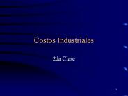 Costos Industriales