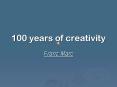 100 years of creativity PowerPoint PPT Presentation