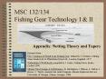 MSC 132/134 Fishing Gear Technology I PowerPoint PPT Presentation