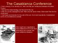 The Casablanca Conference PowerPoint PPT Presentation