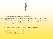 Pronomi Personali Oggetto Diretto