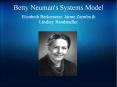 Betty Neuman's Systems Model  PowerPoint PPT Presentation