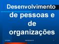 Desenvolvimento de pessoas e de organiza PowerPoint PPT Presentation