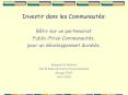 Investir dans les Communaut PowerPoint PPT Presentation