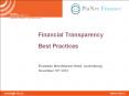 Financial%20Transparency%20%20Best%20Practices PowerPoint PPT Presentation