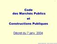 Code des March PowerPoint PPT Presentation