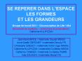 SE REPERER DANS L PowerPoint PPT Presentation