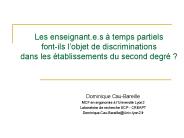 Les enseignant.e.s 